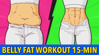 15-Minute Standing Workout to Burn Belly Fat - Quick Home Exercise