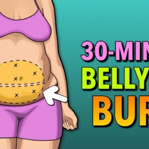30-Minute Belly Fat Burn – Lower Belly and Upper Belly Workout