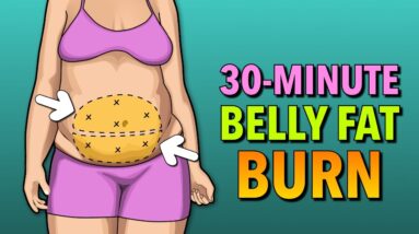 30-Minute Belly Fat Burn – Lower Belly and Upper Belly Workout