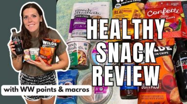 HEALTHY SNACK REVIEW | Trying New Healthy Snacks | WW (WeightWatchers) Points/Calories/Macros