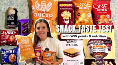 Healthy Snack Review | Trying New Healthy Snacks | WW (WeightWatchers) Points/Calories/Macros