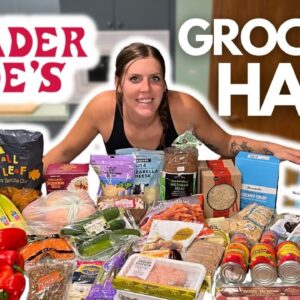 HUGE HEALTHY TRADER JOE'S GROCERY HAUL | WeightWatchers Points & Calories/Macros/Nutrition Info