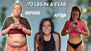 How I Lost 70 lbs Naturally in a Year | Weight Loss Transformation Story | Before & After Pictures