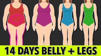 2 Weeks Belly Fat + Leg Fat Workout: Target and Reduce