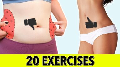 20 Exercises to Lose Love Handles - Side Fat Burn