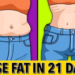 21 Days to Lose Inches off your Waist by Exercising at Home