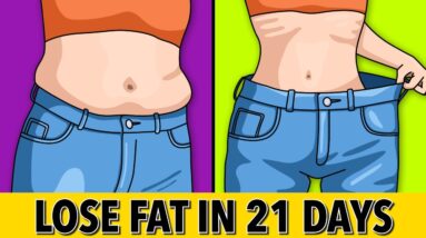 21 Days to Lose Inches off your Waist by Exercising at Home