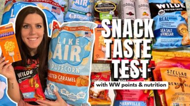 Healthy Snack Review | Trying New Healthy Snacks | WW (WeightWatchers) Points/Calories/Macros