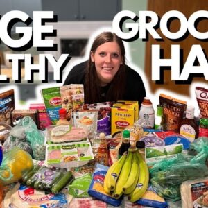 HUGE Healthy Grocery Haul For Weight Loss | Foods I Buy To Lose Weight | WeightWatchers | Meal Ideas