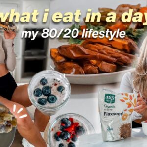 My 80/20 lifestyle | how I eat burgers, drink wine & *LOSE* weight