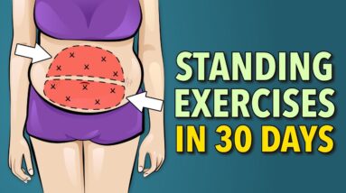 Reduce Fat & Tone Your Abs with Standing Exercises in 30 Days