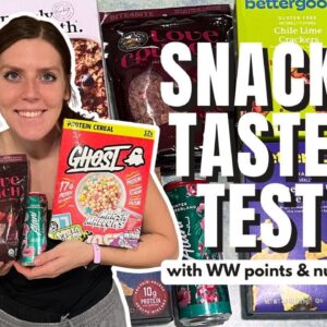 Healthy Snack Review | Trying New Healthy Foods | WeightWatchers Points, Calories, Macros
