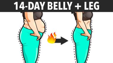 14 Days Belly Fat + Leg Fat Workout: target and reduce