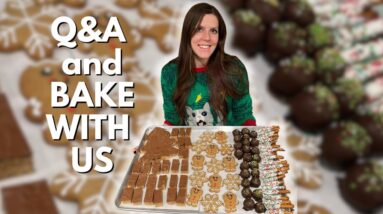 Answering Your Questions & Baking Christmas Cookies | Q&A and Bake With Us