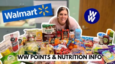Healthy WALMART Grocery Haul | Weightwatchers Points | Weight Loss Journey | New WW Plan