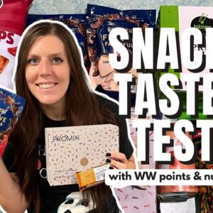 Healthy Snack Review | Trying New Healthy Snacks | WW (WeightWatchers) Points/Calories/Macros