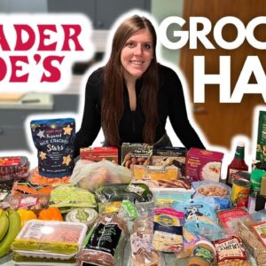 HUGE Healthy Trader Joe's Grocery Haul | WeightWatchers Points & Calories/Macros/Nutrition Info