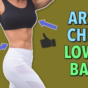 Lower Back + Arms + Chest: 3x1 Workout to Lose Stubborn Fat
