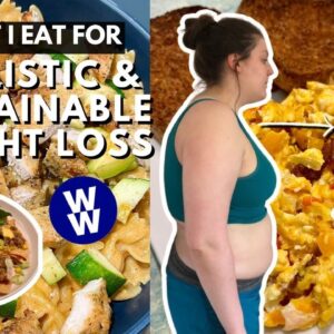 What I Eat In A Day For WEIGHT LOSS | WeightWatchers | HEALTHY, realistic & sustainable weight loss