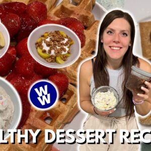 Low Point Healthy Desserts That Are QUICK & EASY | WeightWatchers Desserts | Weight Loss Recipes