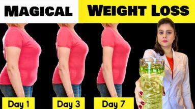 Lose 10 Kgs In 1 Month Without Exercise | Magical Fat Buring Weight Loss Drink For Belly Fat