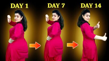 Just 1 Min Easy Exercises To Lose HIP Fat & THIGH Fat For Beginners | Slim Legs In 14 Days