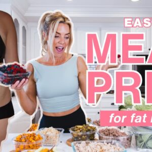 how I meal prep for weight loss | easy & healthy beginner tips for 2025