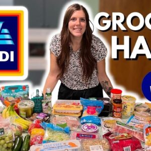 Healthy ALDI Grocery Haul For Weight Loss | Foods I Buy To Lose Weight | WeightWatchers | Meal Ideas