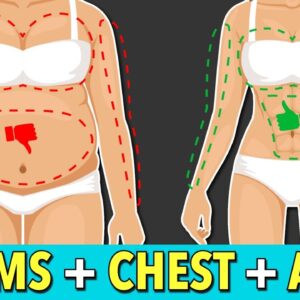 Lean Arms, Chest & Abs Workout – Top 10 Exercises