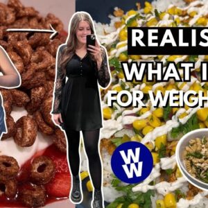 What I Eat In A Day For WEIGHT LOSS | WeightWatchers | HEALTHY, realistic & sustainable weight loss