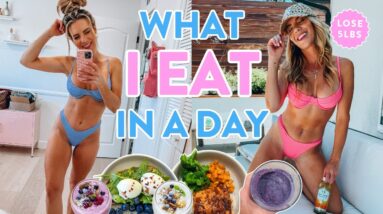 WHAT I EAT to lose 5 pounds in a week | easy healthy recipes