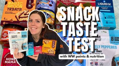 Healthy Snack Review | Trying New Healthy Low Point Foods | WeightWatchers Points, Calories, Macros