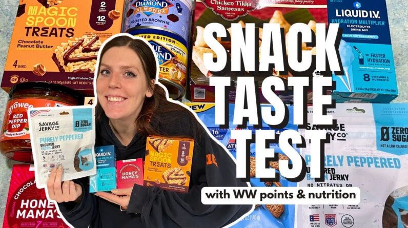 Healthy Snack Review | Trying New Healthy Low Point Foods | WeightWatchers Points, Calories, Macros