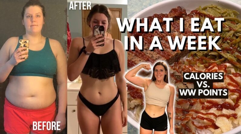 WHAT I EAT IN A WEEK | New WeightWatchers Plan POINTS vs CALORIES, MACROS | Weight Loss Journey