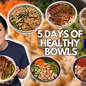 5 Days of Healthy BOWLS Recipes | Healthy Meals I Eat to Lose Weight | WeightWatchers Points