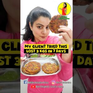 100 CALS HIGH PROTEIN WEIGHT LOSS ROTI RECIPE , avoid if you have thyroid #highproteindiet #dietfood