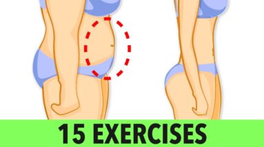 Lower Belly and Upper Belly Fat Workout with 15 exercises