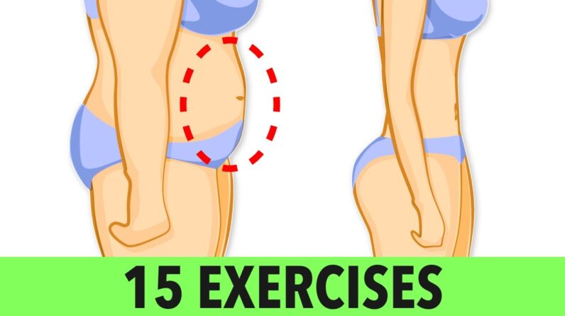 Lower Belly and Upper Belly Fat Workout with 15 exercises