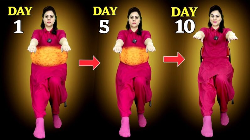 Slim Waist In 10 Days | 1-Min EASY Exercises to Lose Belly Fat For Beginners At Home