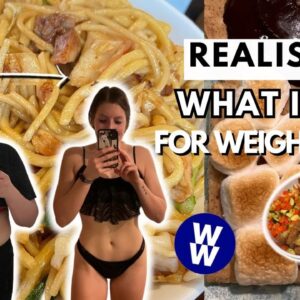 What I Eat In A Day For WEIGHT LOSS | WeightWatchers | HEALTHY, realistic & sustainable weight loss