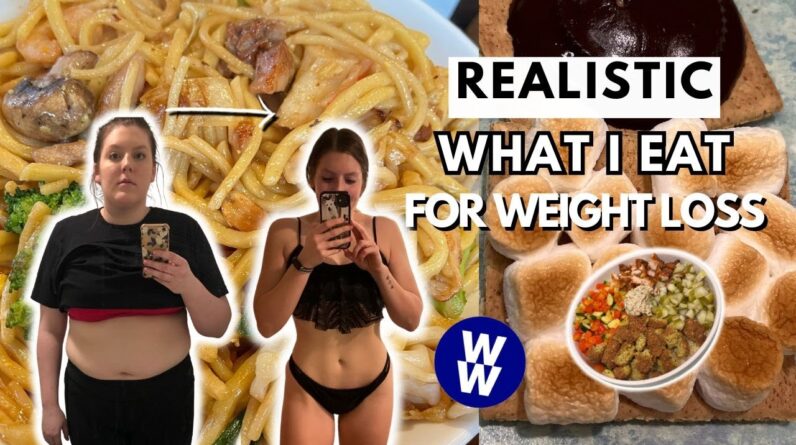 What I Eat In A Day For WEIGHT LOSS | WeightWatchers | HEALTHY, realistic & sustainable weight loss