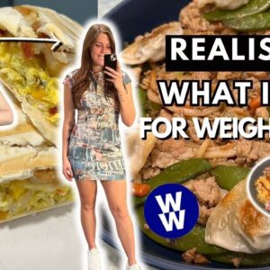 What I Eat In A Day For WEIGHT LOSS | WeightWatchers | HEALTHY, realistic & sustainable weight loss