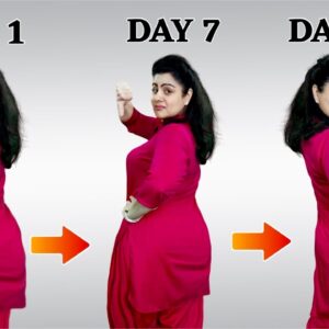 Only 1-Min Easy Exercises To Lose HIP Fat & THIGH Fat For Beginners | Toned & Slim Legs In 14 Days