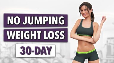 30-Day No-Jumping Workout for Easy Weight Loss at Home