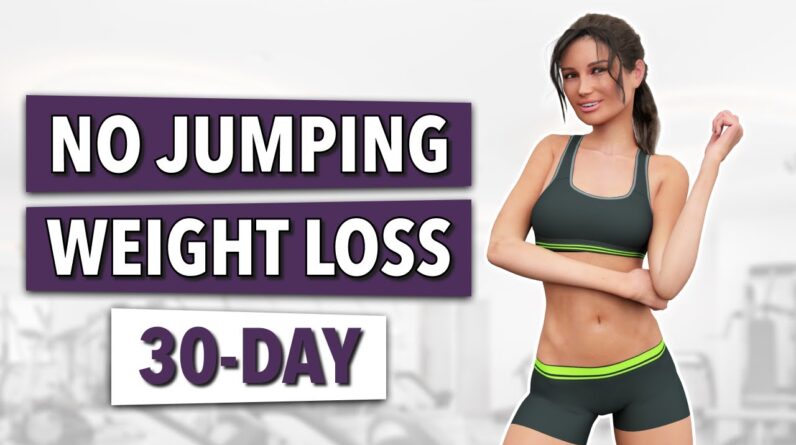 30-Day No-Jumping Workout for Easy Weight Loss at Home