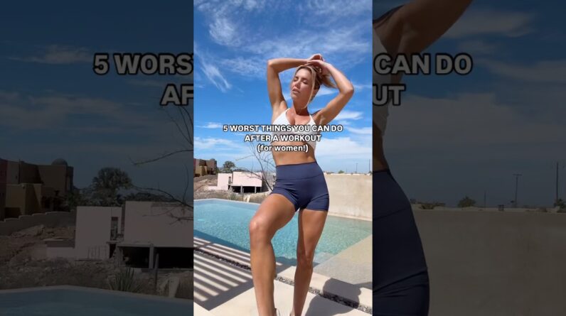5 biggest post-workout mistakes for women