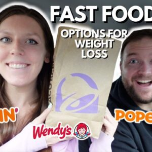Fast Food Options on a Weight Loss Journey | Low Point WeightWatchers Fast Food | Taco Bell, Wendy's