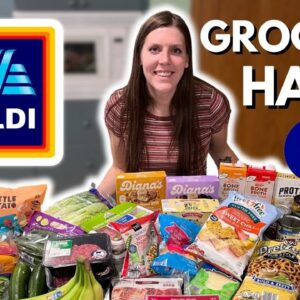 Healthy ALDI Grocery Haul For Weight Loss | Foods I Buy To Lose Weight | WeightWatchers | Meal Ideas
