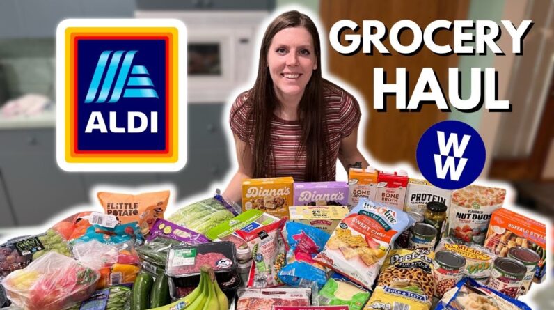 Healthy ALDI Grocery Haul For Weight Loss | Foods I Buy To Lose Weight | WeightWatchers | Meal Ideas