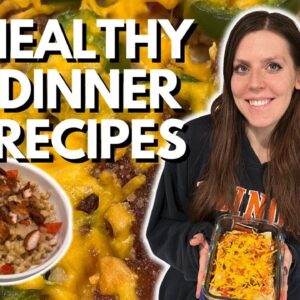 3 SIMPLE & HEALTHY Dinner Recipes For Weight Loss | weightwatcher points | High Protein Dinner Ideas